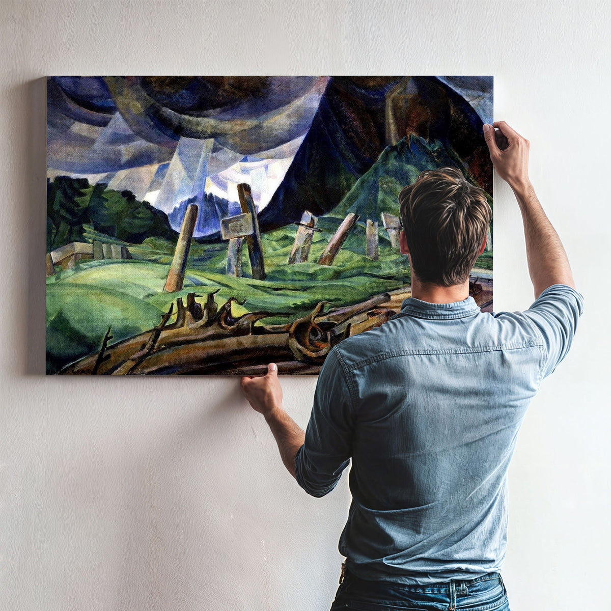 Vanquished Painting Emily Carr Canvas Art