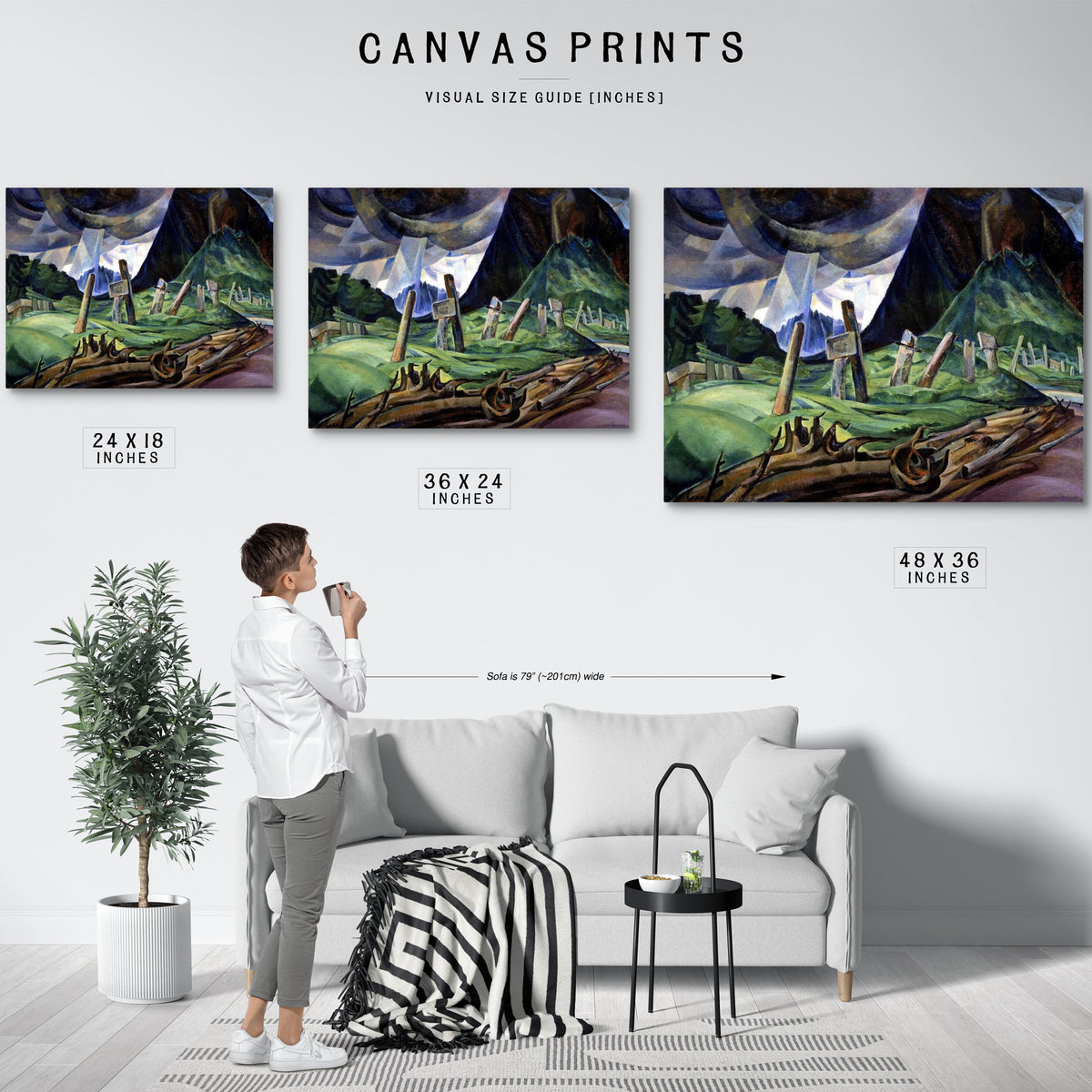 Vanquished Painting Emily Carr Canvas Art