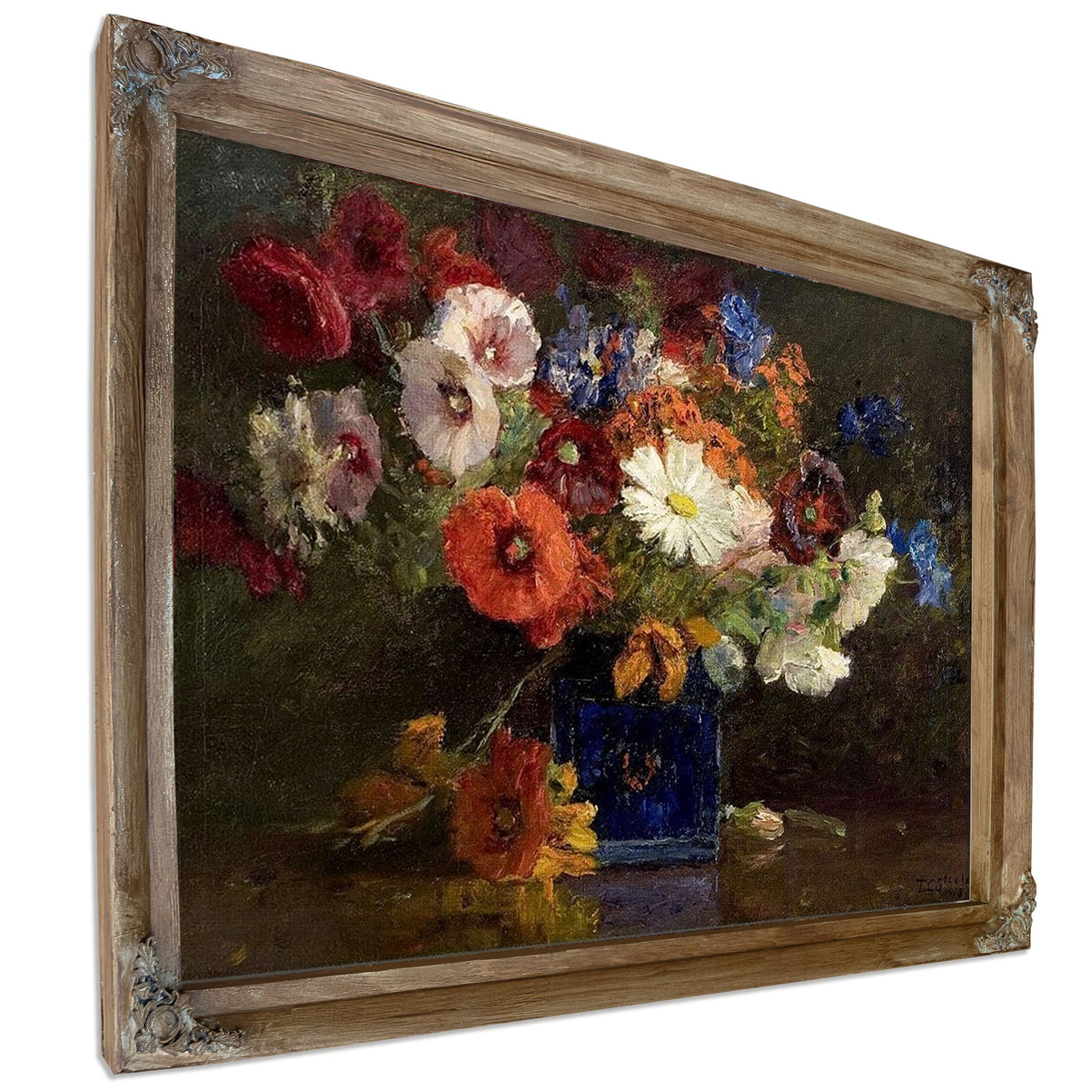 Vase Of Flowers By Theodore Clement Steele