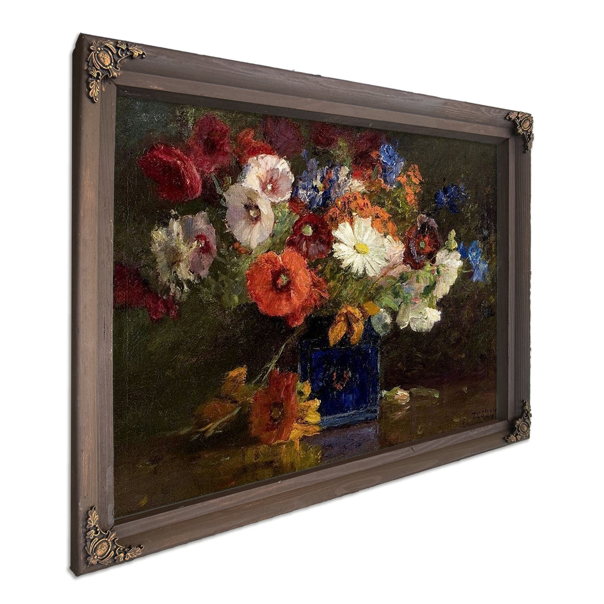 Vase Of Flowers By Theodore Clement Steele