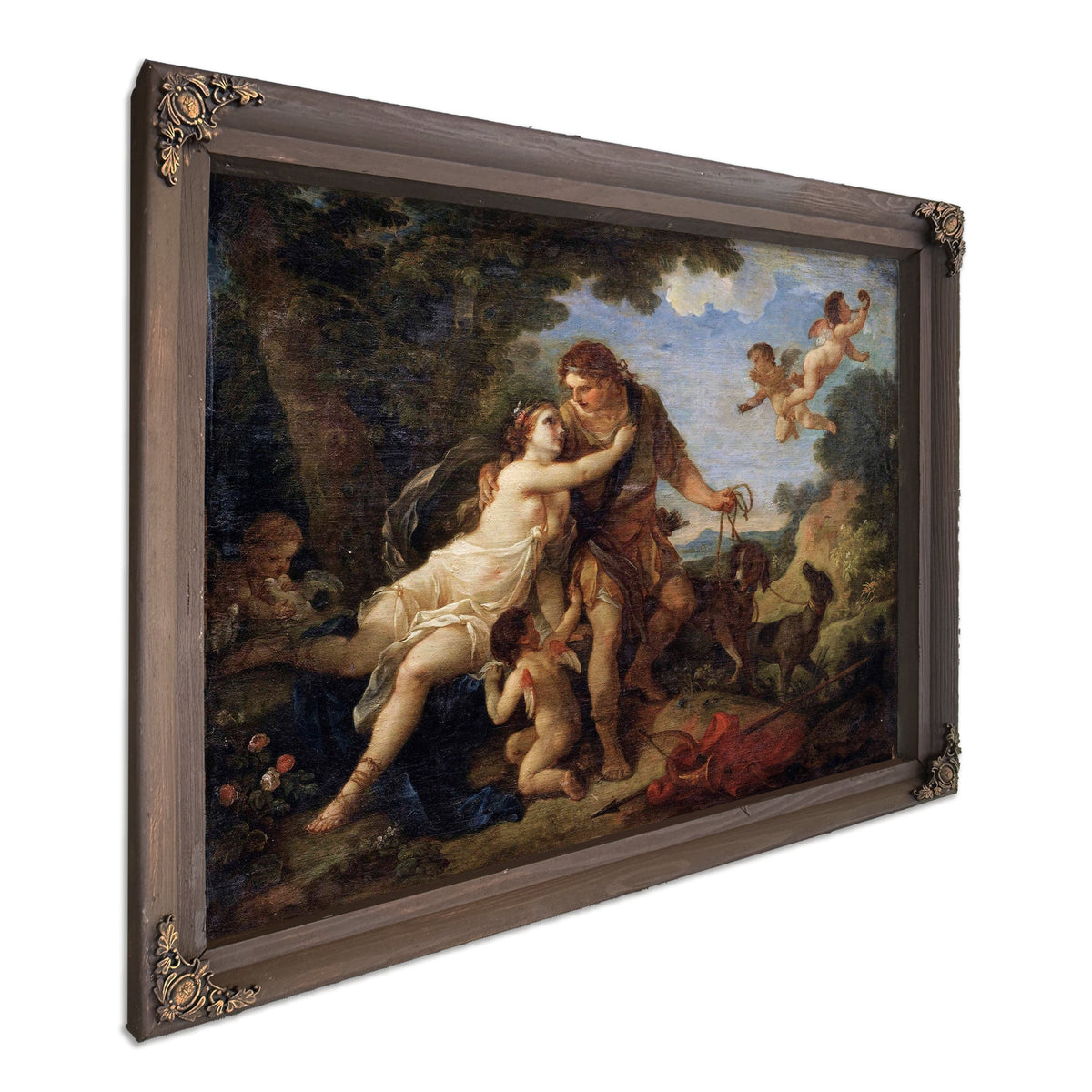 Venus And Adonis by Charles Joseph Natoire