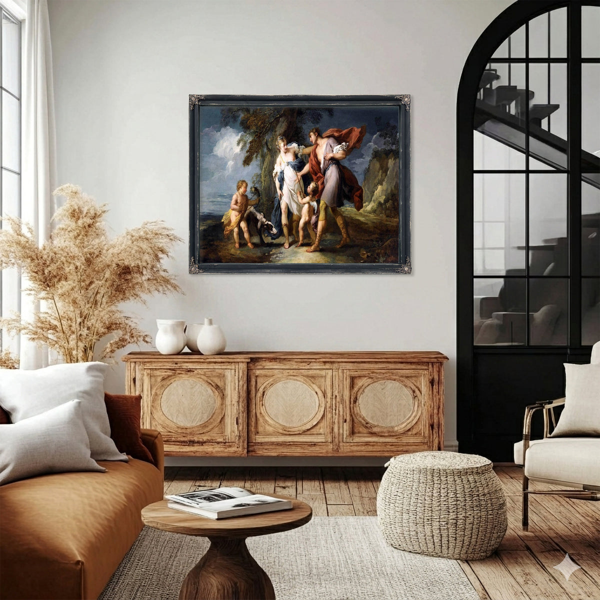 Venus And Adonis Painting Franois Boucher Canvas Art