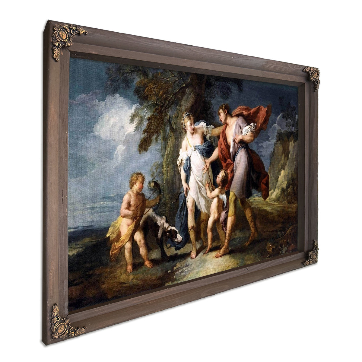 Venus And Adonis Painting Franois Boucher Canvas Art