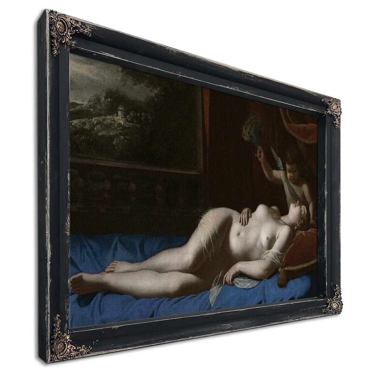 Venus And Cupid 1630 By Artemisia Gentileschi