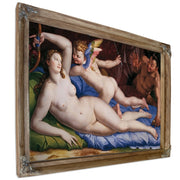 Venus Cupid And Satyr 1553 1554 Oil On Panel 135X231Cm Rome Galleria Colonna By Agnolo Bronzino