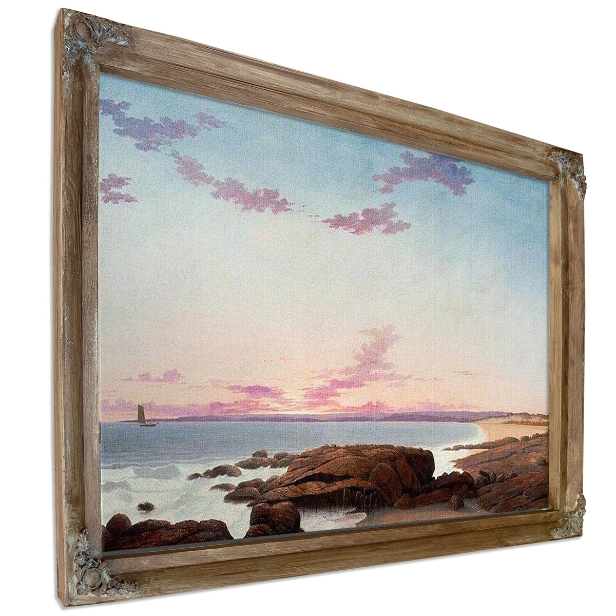 View Of Coffin's Beach By Henry Fitz Lane