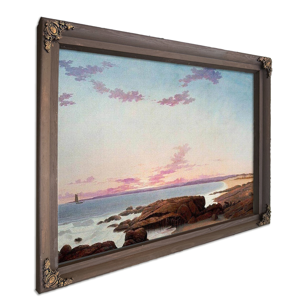View Of Coffin's Beach By Henry Fitz Lane