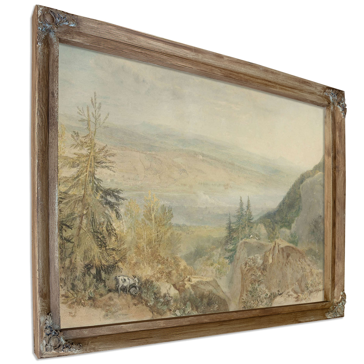 View Of Farnley Hall In Yorkshire by Joseph Mallord William Turner