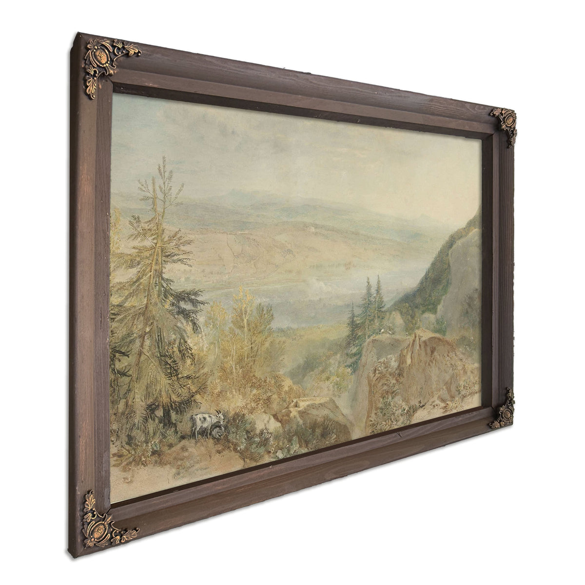 View Of Farnley Hall In Yorkshire by Joseph Mallord William Turner