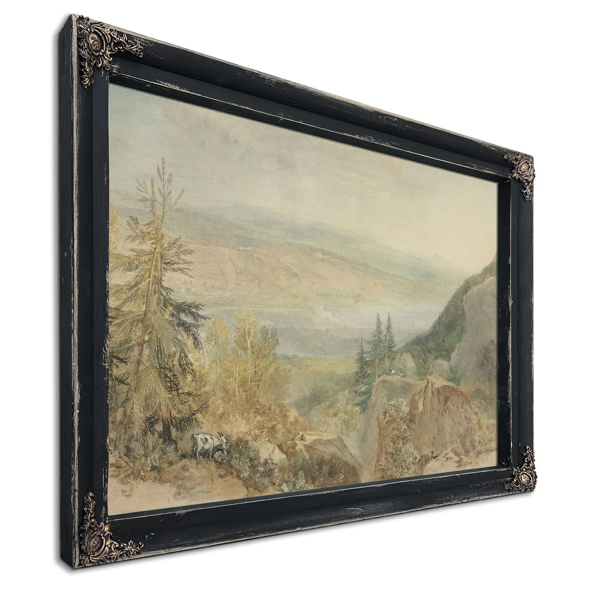 View Of Farnley Hall In Yorkshire by Joseph Mallord William Turner