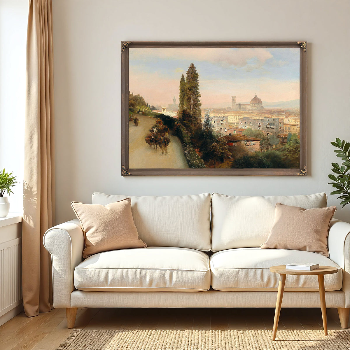 View Of Florence by Oswald Achenbach