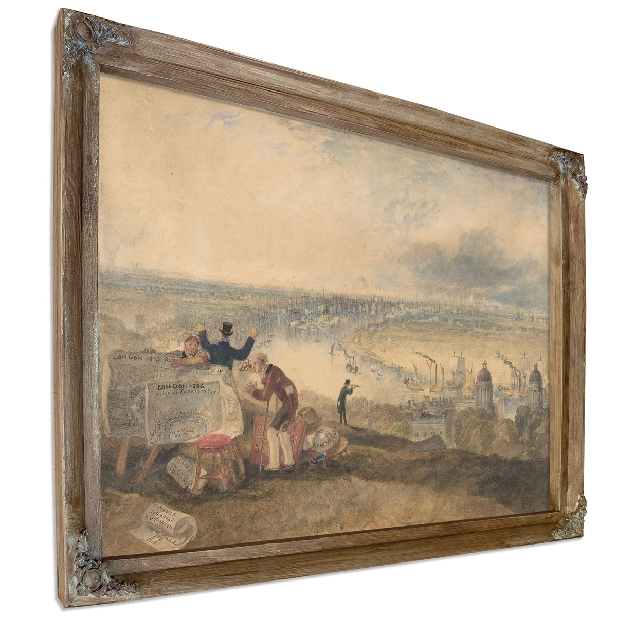 View Of London From Greenwich by Joseph Mallord William Turner