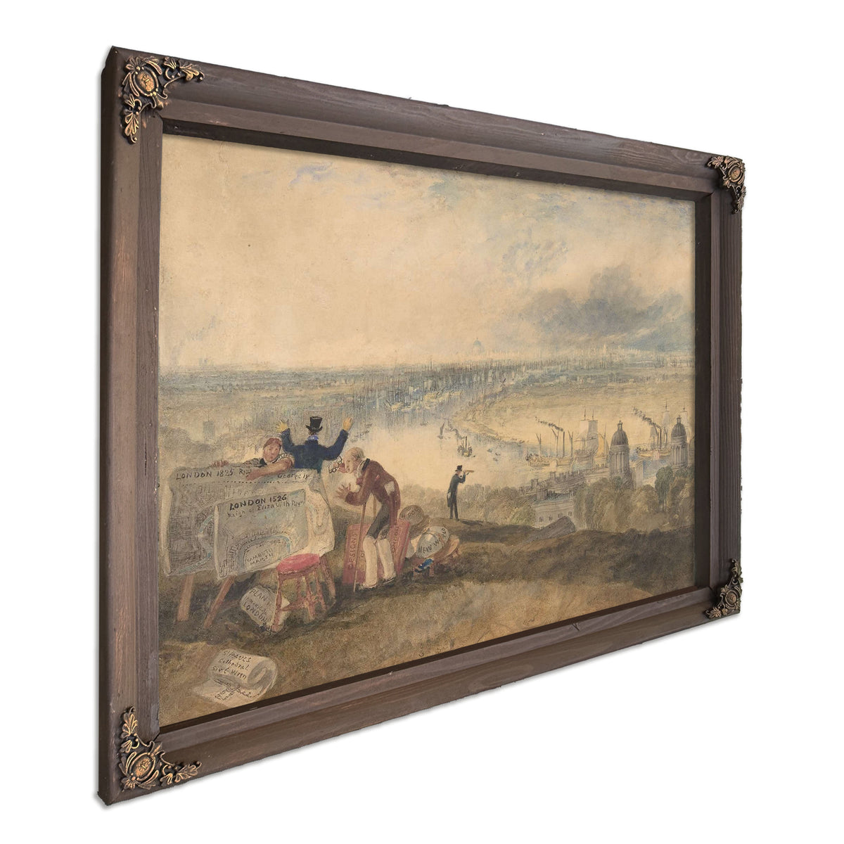 View Of London From Greenwich by Joseph Mallord William Turner