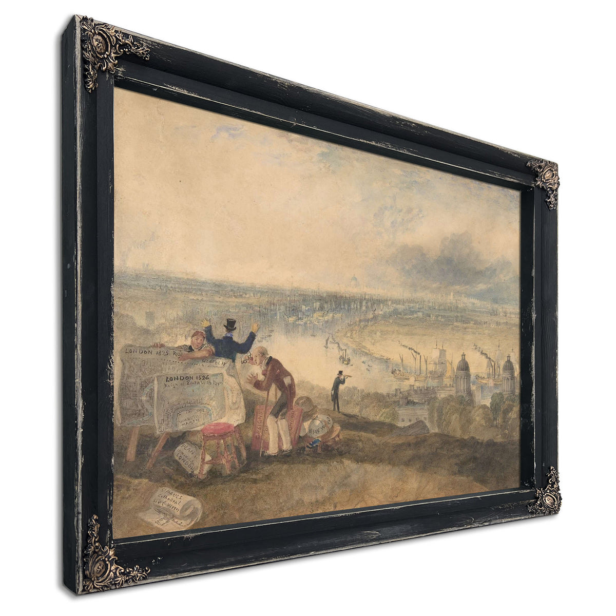 View Of London From Greenwich by Joseph Mallord William Turner