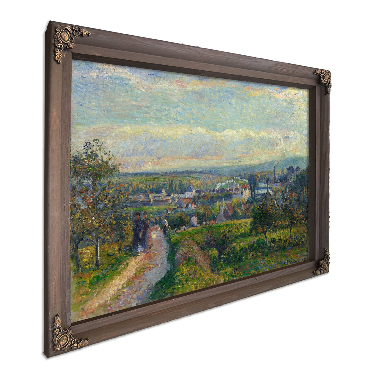 View Of Saint Ouen Laumone by Camille Pissarro