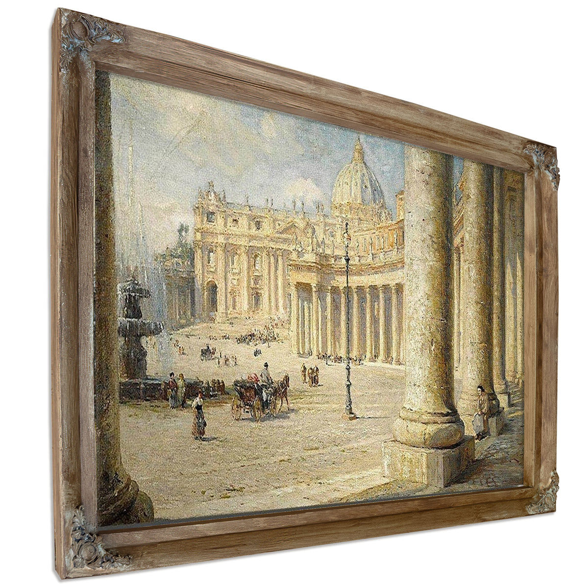 View Of St. Peter's, Rome By Colin Campbell Cooper