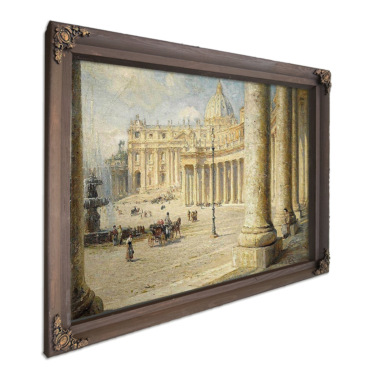 View Of St. Peter's, Rome By Colin Campbell Cooper