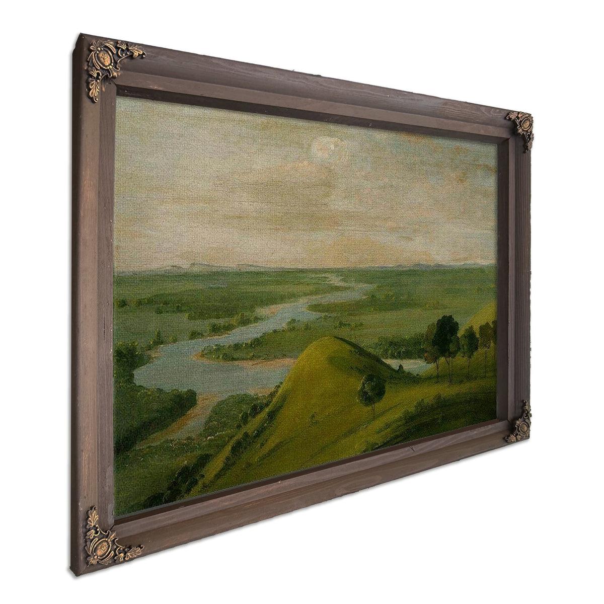 View Of The Junction Of The Red River And The False Washita, In Texas By George Catlin