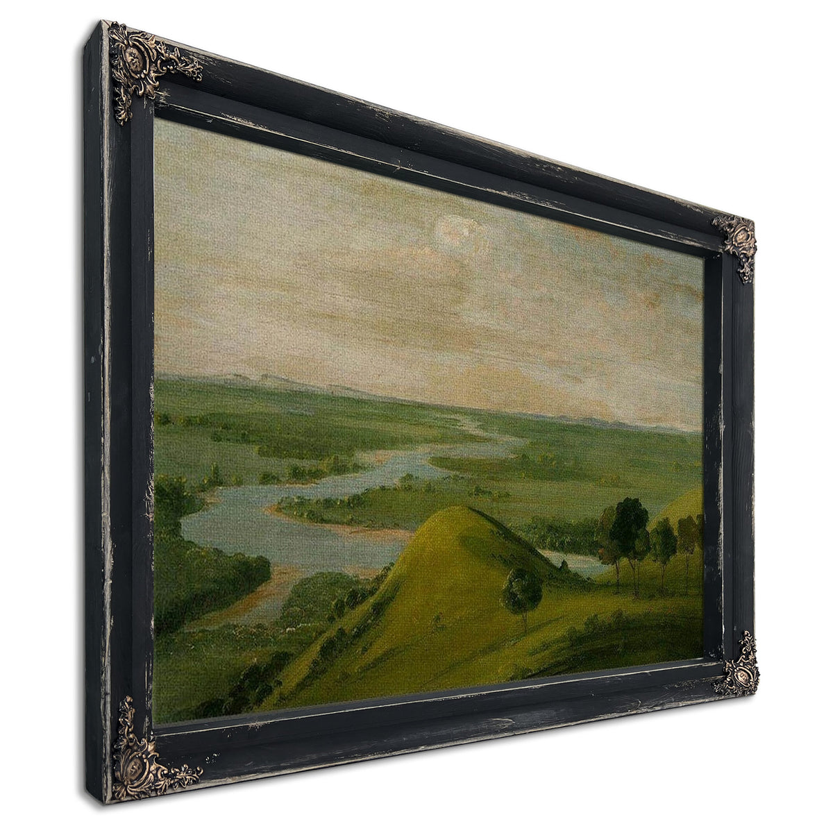 View Of The Junction Of The Red River And The False Washita, In Texas By George Catlin