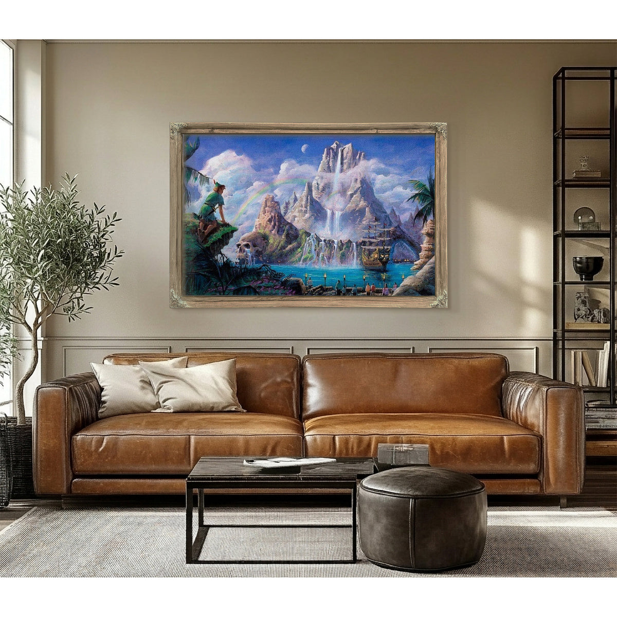 View To Neverland Mountain Neverland Theme Park 1999 By Charles Ryan