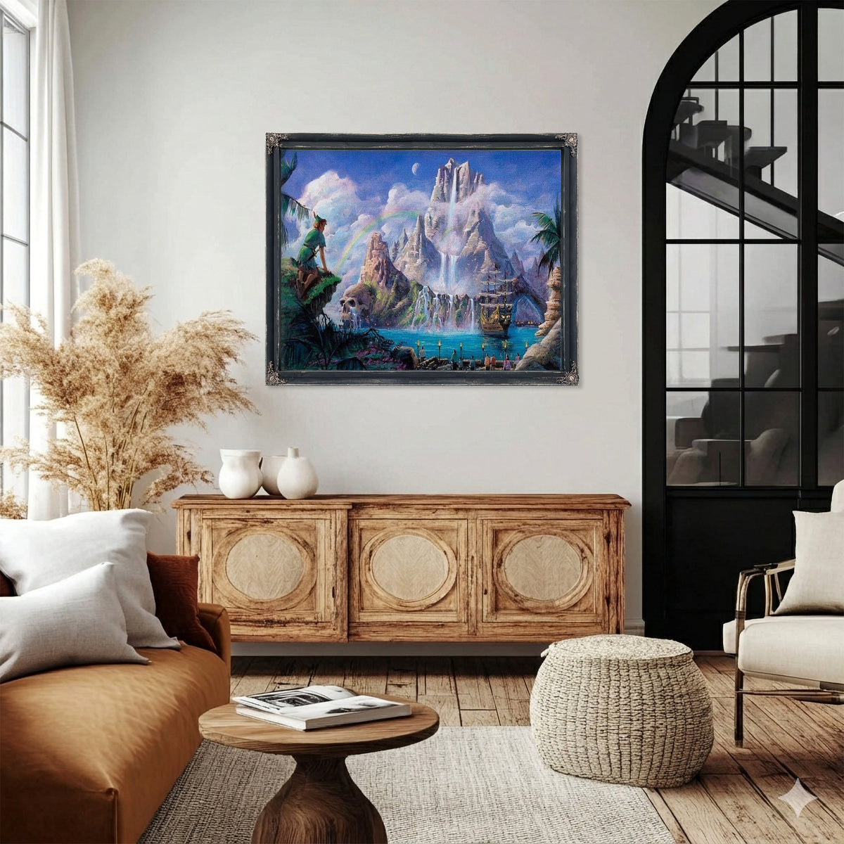 View To Neverland Mountain Neverland Theme Park 1999 By Charles Ryan