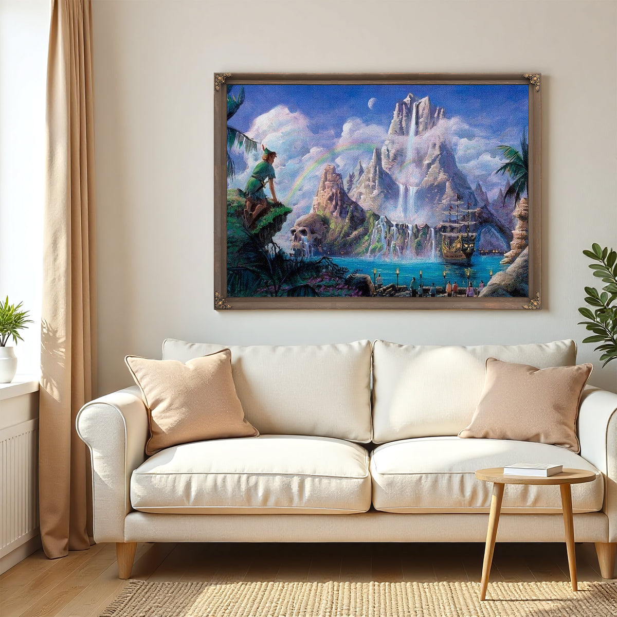 View To Neverland Mountain Neverland Theme Park 1999 By Charles Ryan