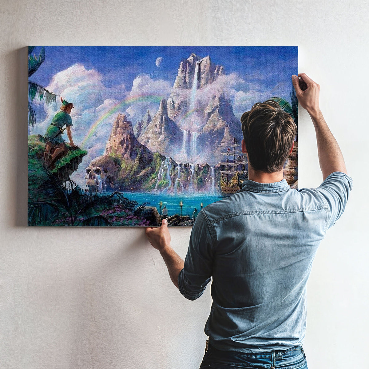 View To Neverland Mountain Neverland Theme Park 1999 By Charles Ryan