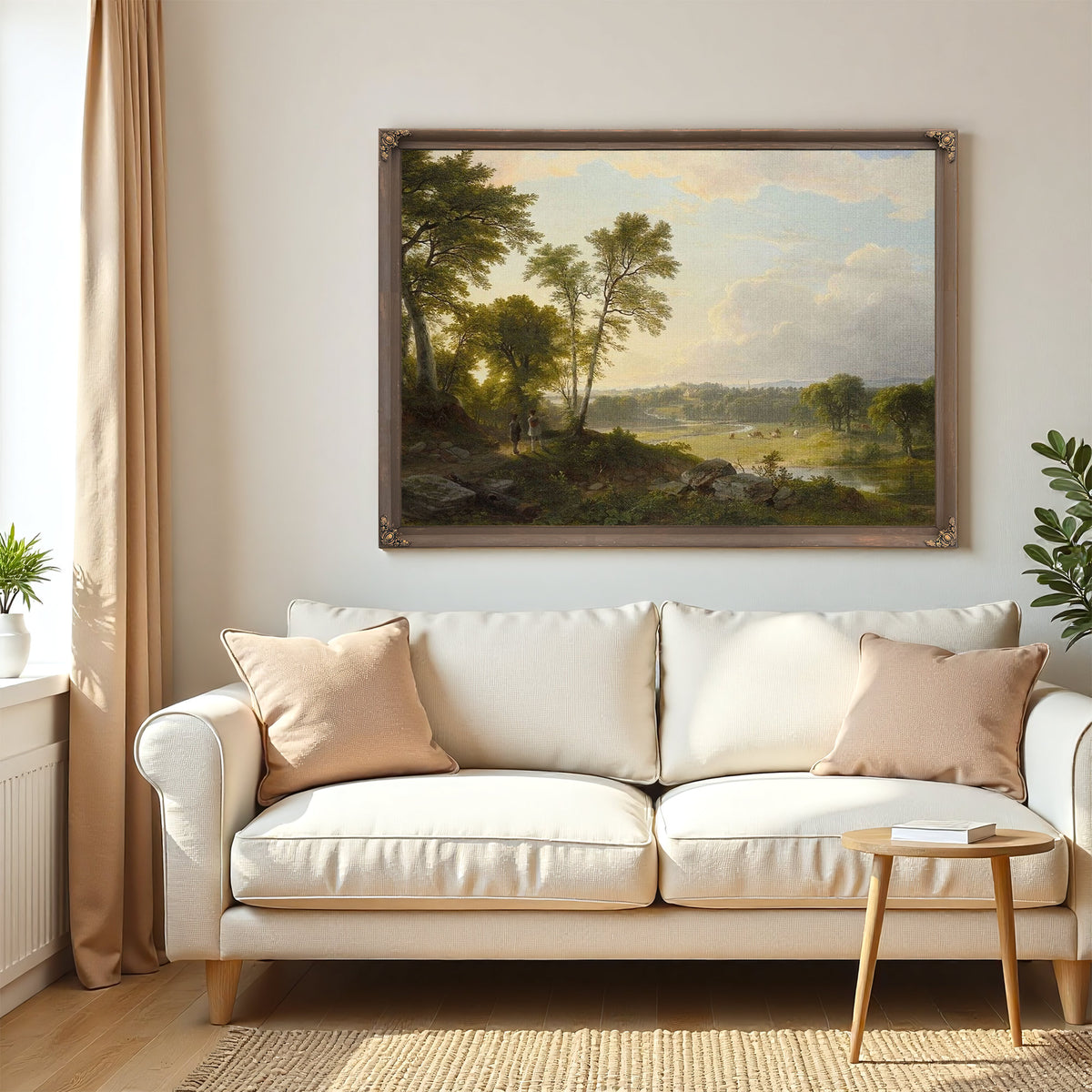 View Toward The Hudson Valley By Asher Brown Durand