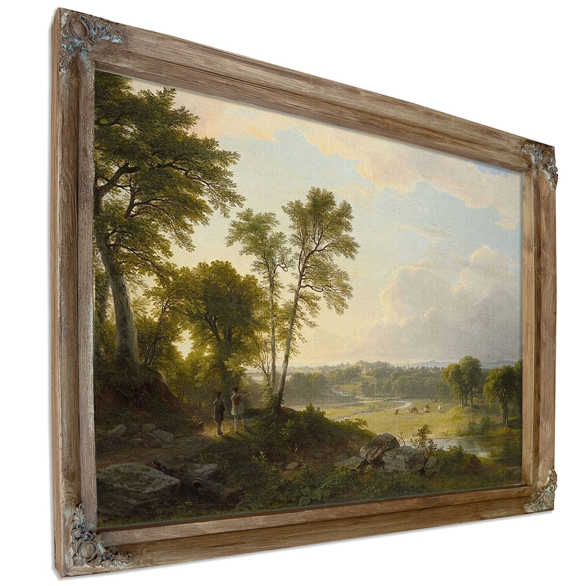View Toward The Hudson Valley By Asher Brown Durand