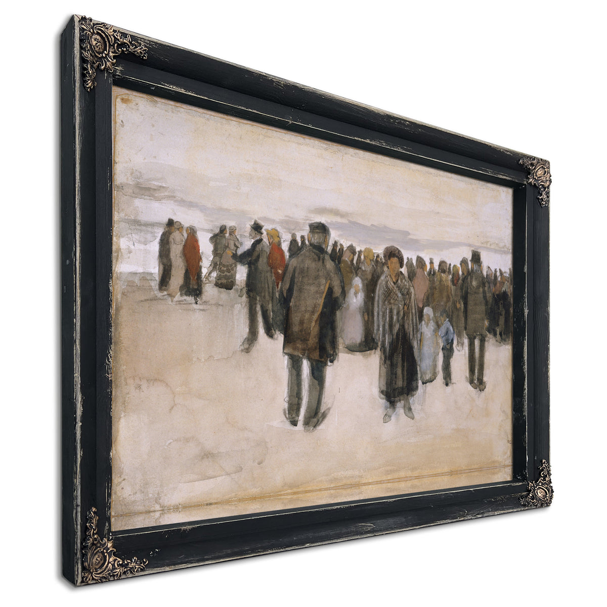 Beach Scheveningen 1882 By Vincent van Gogh