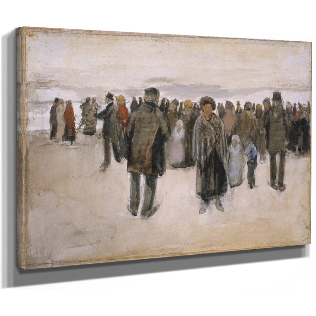 Beach Scheveningen 1882 By Vincent van Gogh