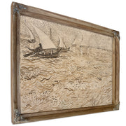 Boats Saintes Maries 1888 By Vincent van Gogh