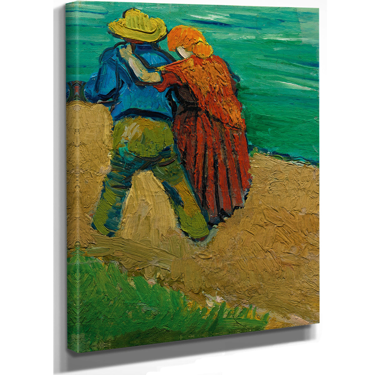 Eglogue En Provence Un Couple By Vincent van Gogh