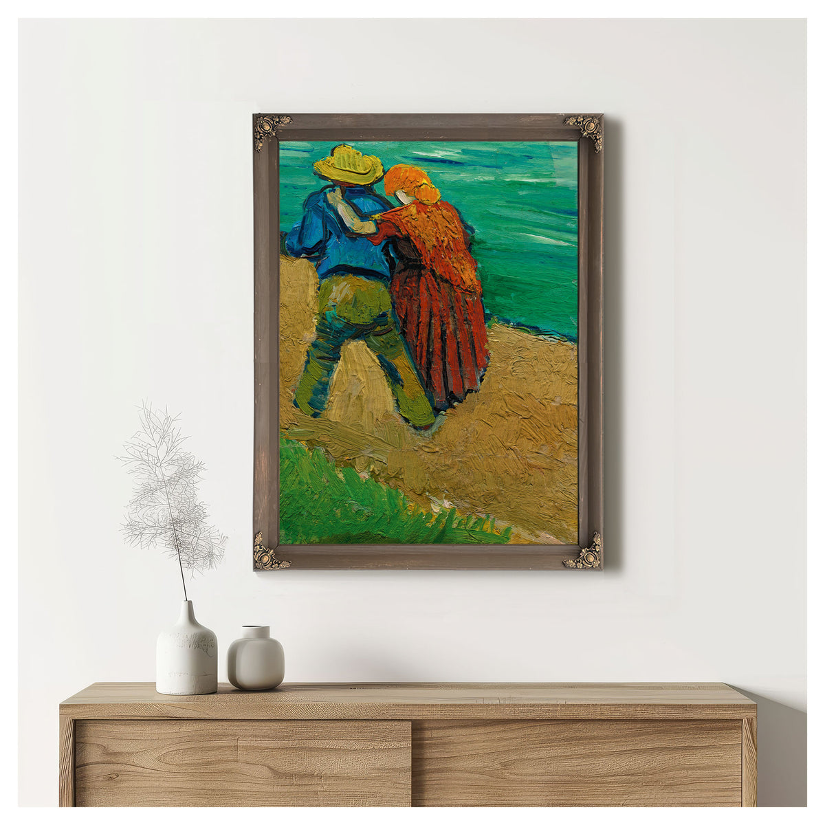 Eglogue En Provence Un Couple By Vincent van Gogh