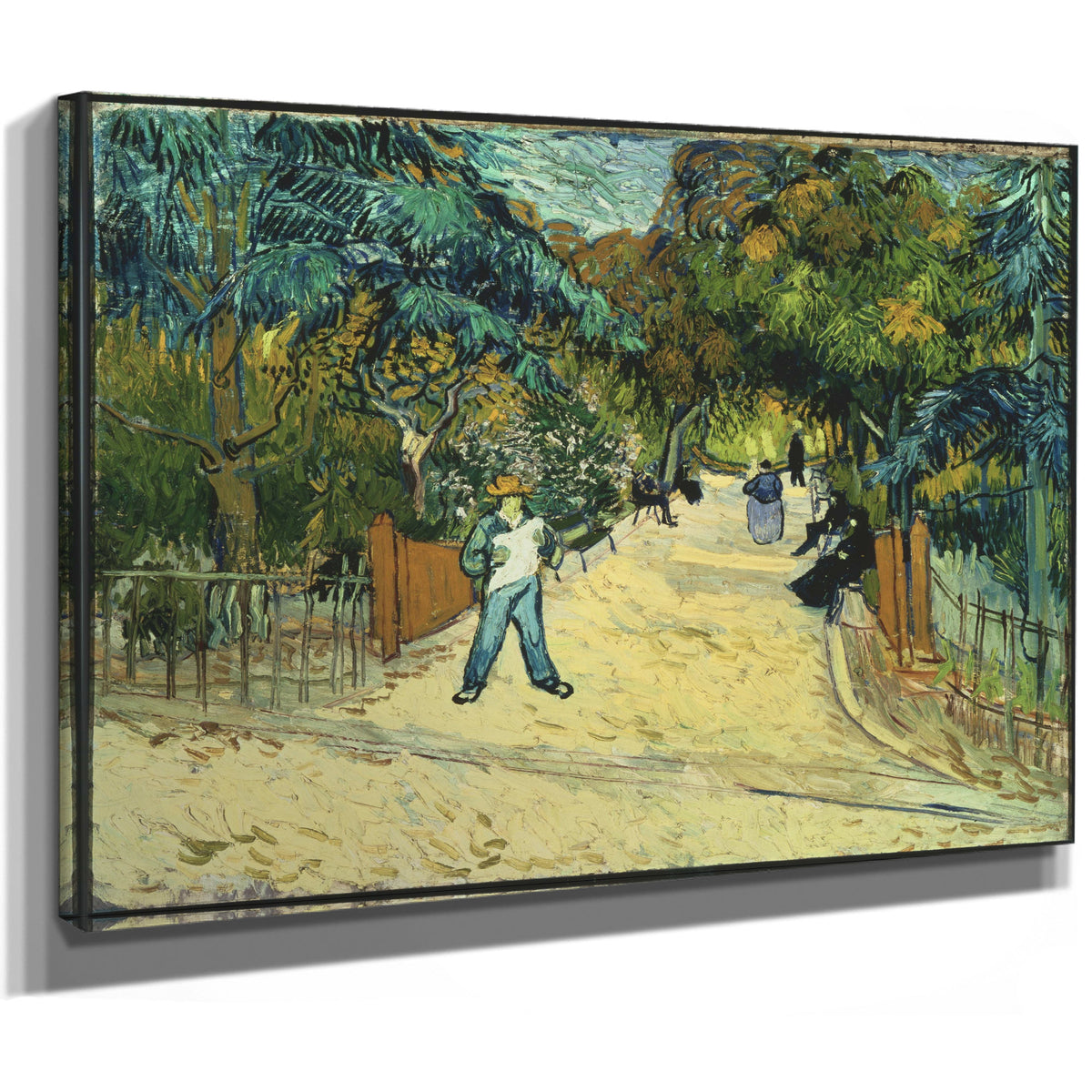 Entrance to Public Gardens Arle By Vincent van Gogh