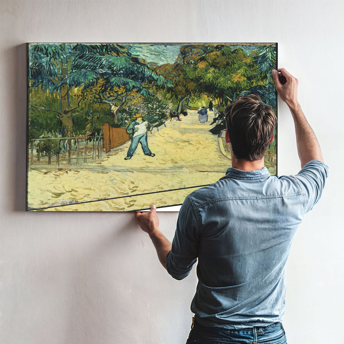 Entrance to Public Gardens Arle By Vincent van Gogh