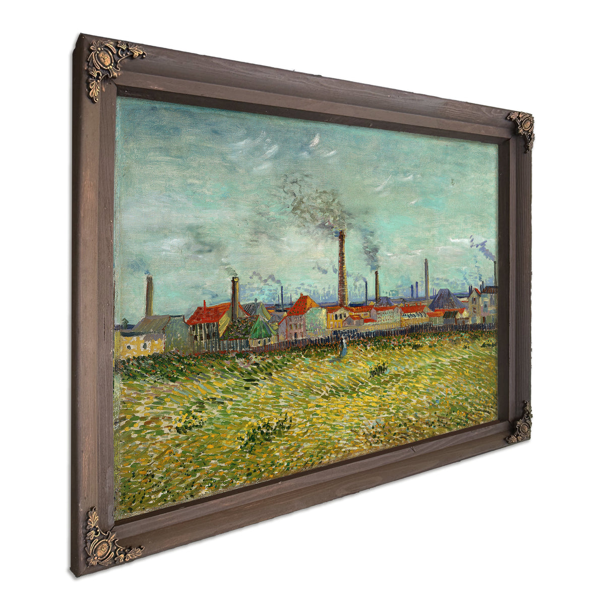 Factories Clichy 1887 By Vincent van Gogh