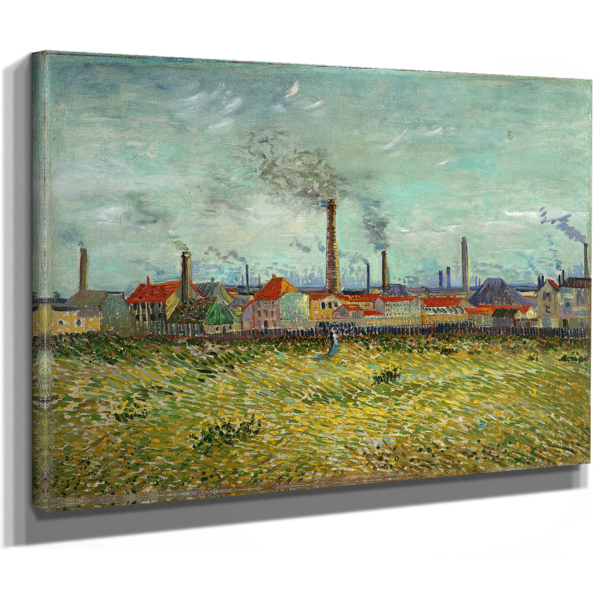 Factories Clichy 1887 By Vincent van Gogh