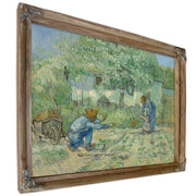 First Steps After Millet 1890 By Vincent van Gogh