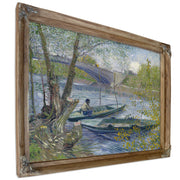 Fishing Spring Pont de Clichy Asnieres By Vincent van Gogh