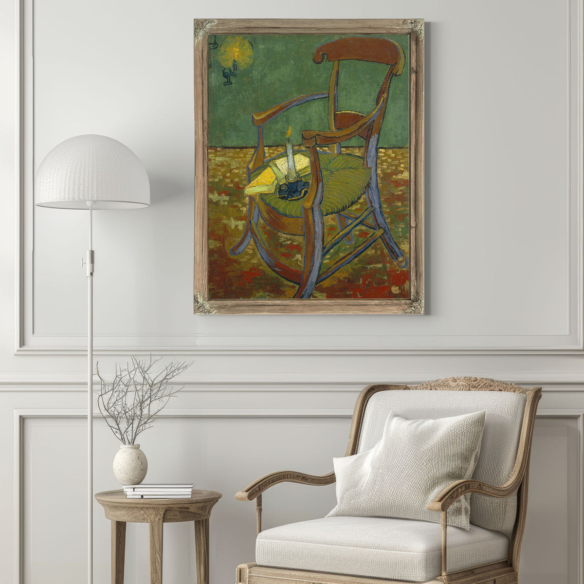 Gauguins Chair 1888 By Vincent van Gogh