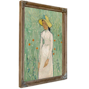 Girl White 1890 By Vincent van Gogh