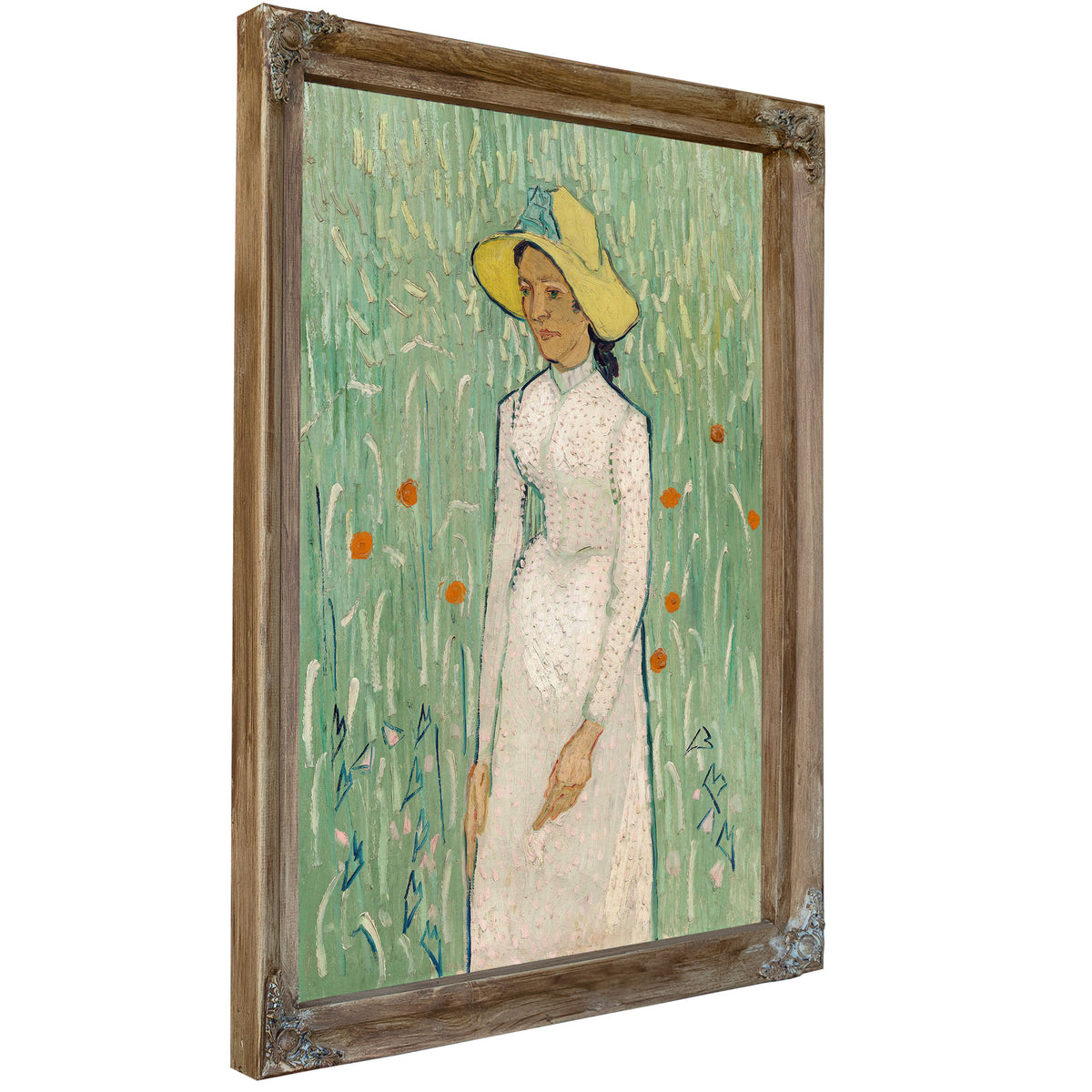 Girl White 1890 By Vincent van Gogh