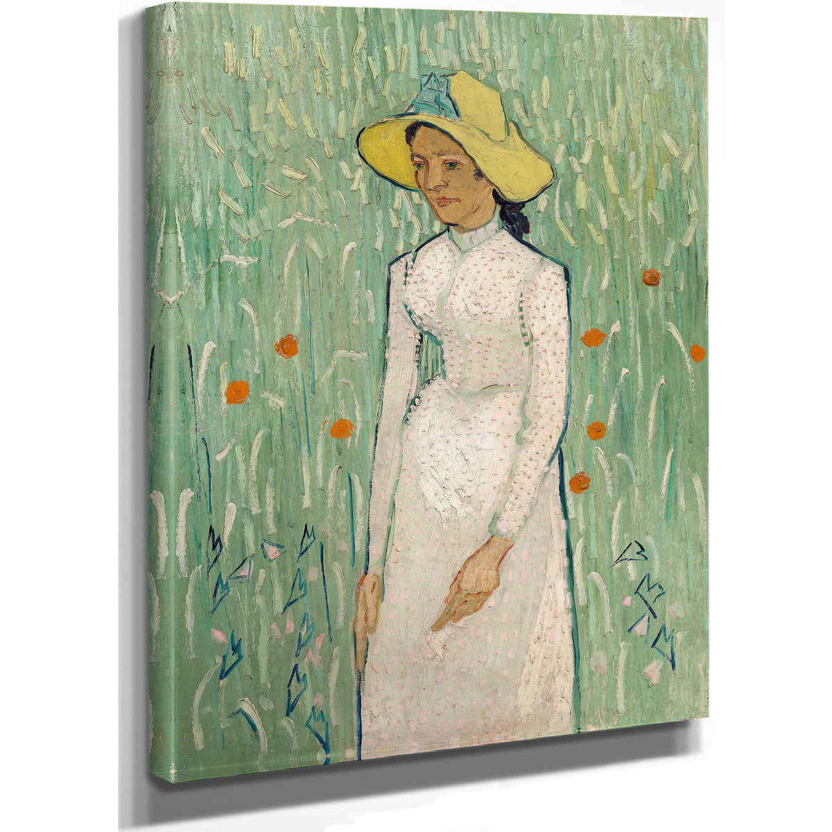 Girl White 1890 By Vincent van Gogh
