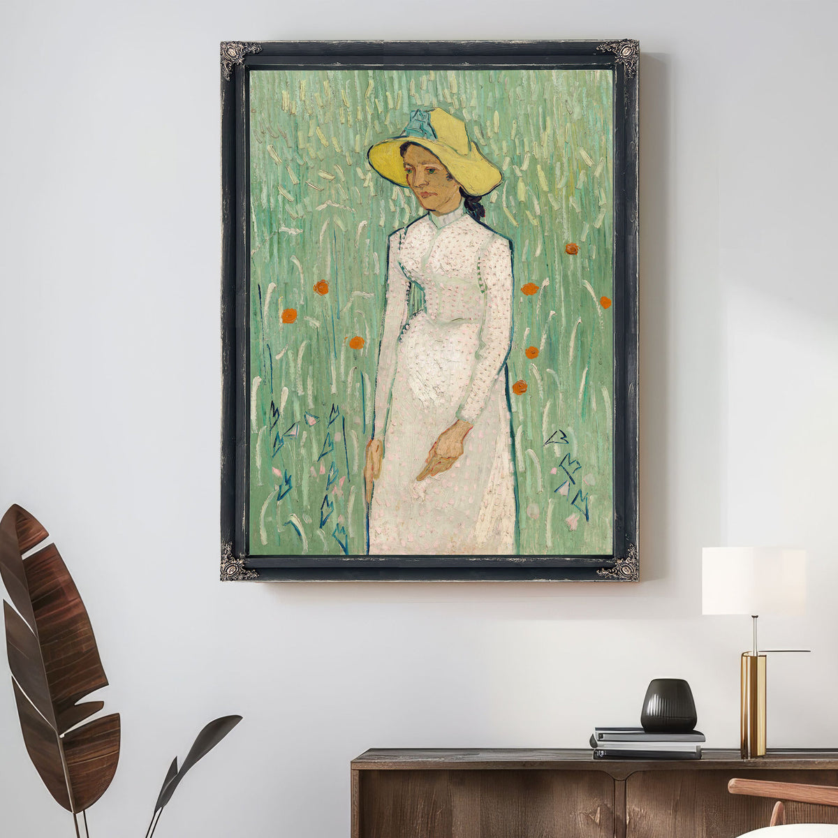 Girl White 1890 By Vincent van Gogh