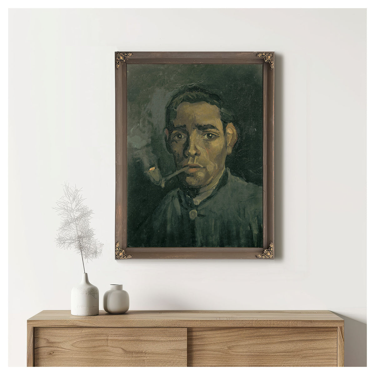 Head a Man By Vincent van Gogh