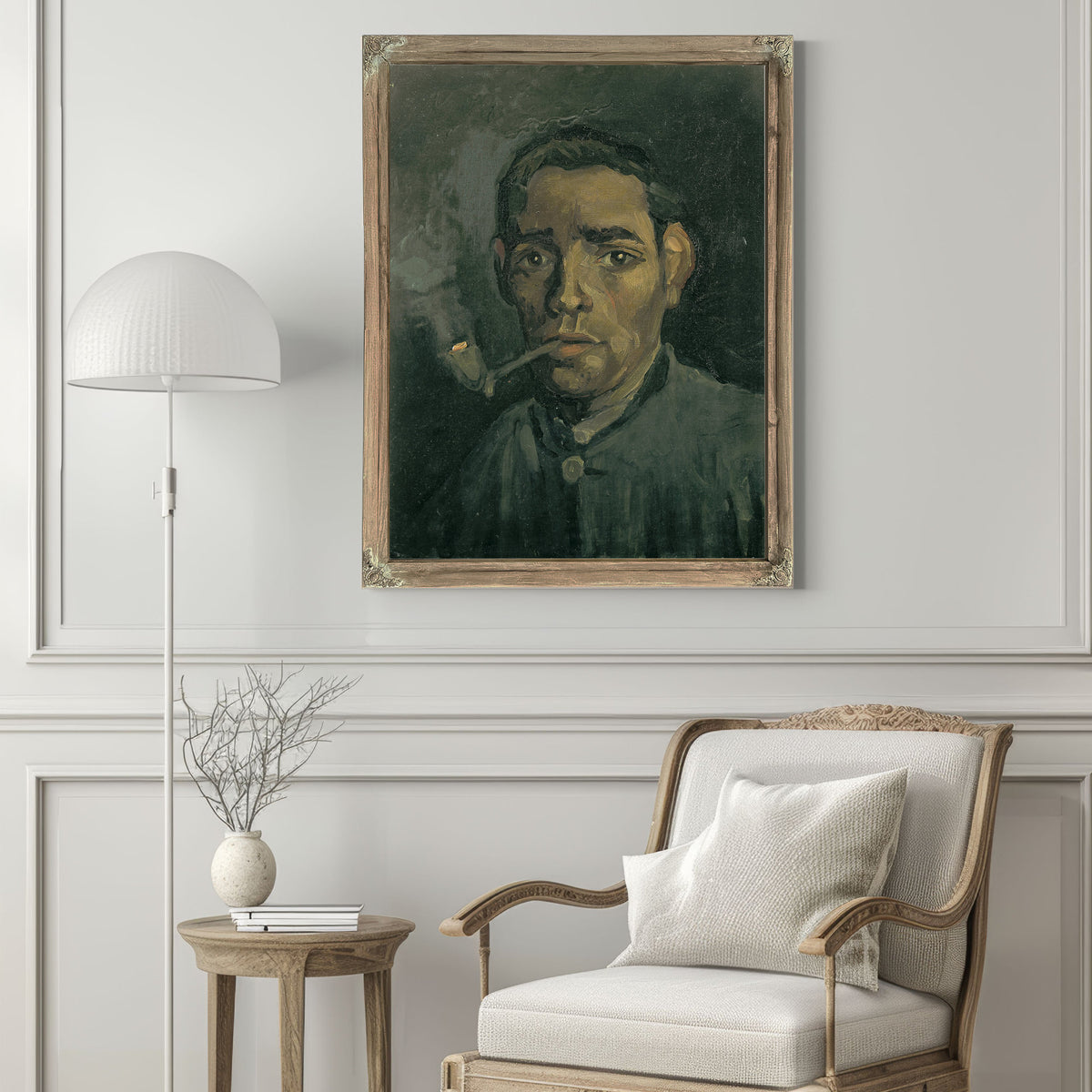 Head a Man By Vincent van Gogh