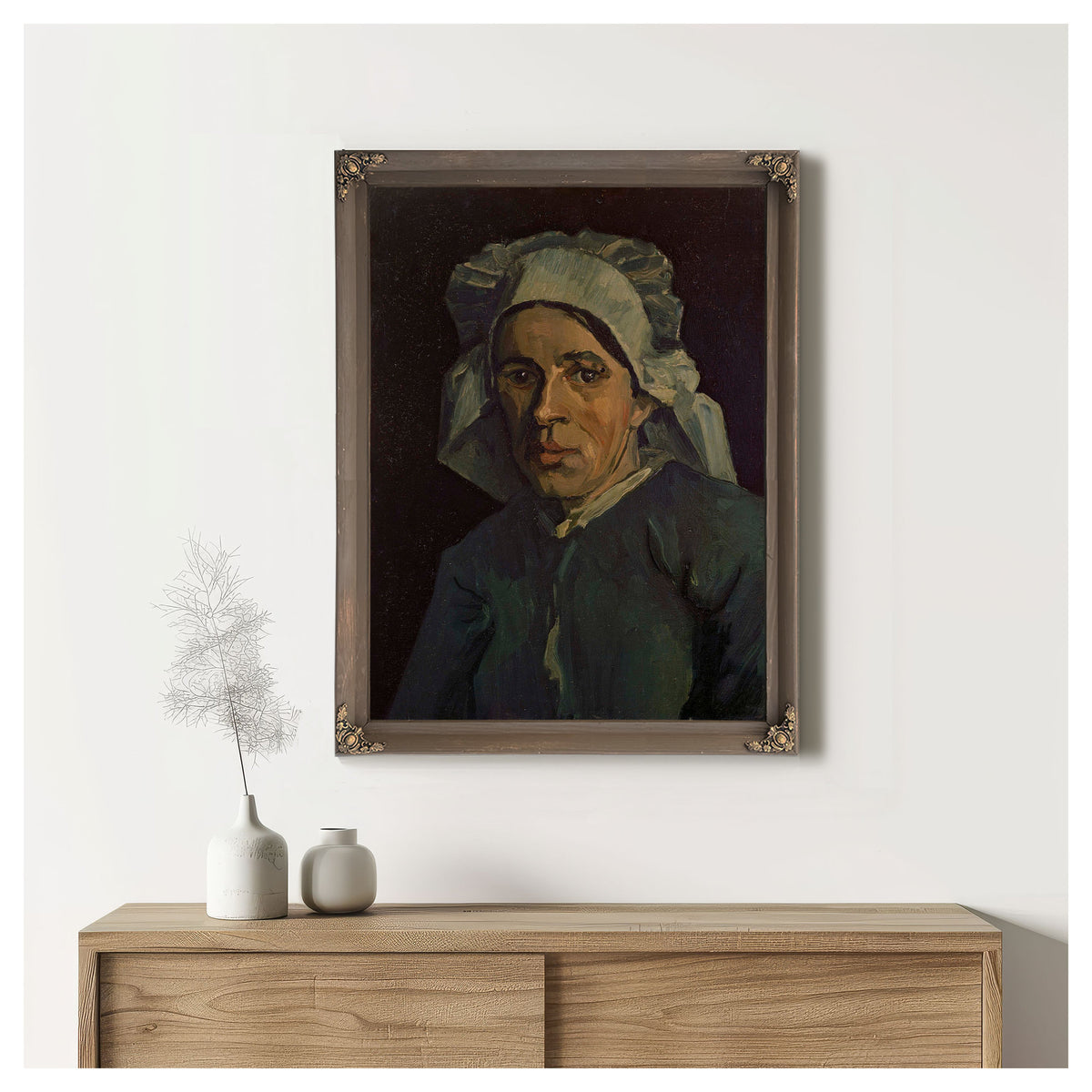 Head a Woman 2 By Vincent van Gogh