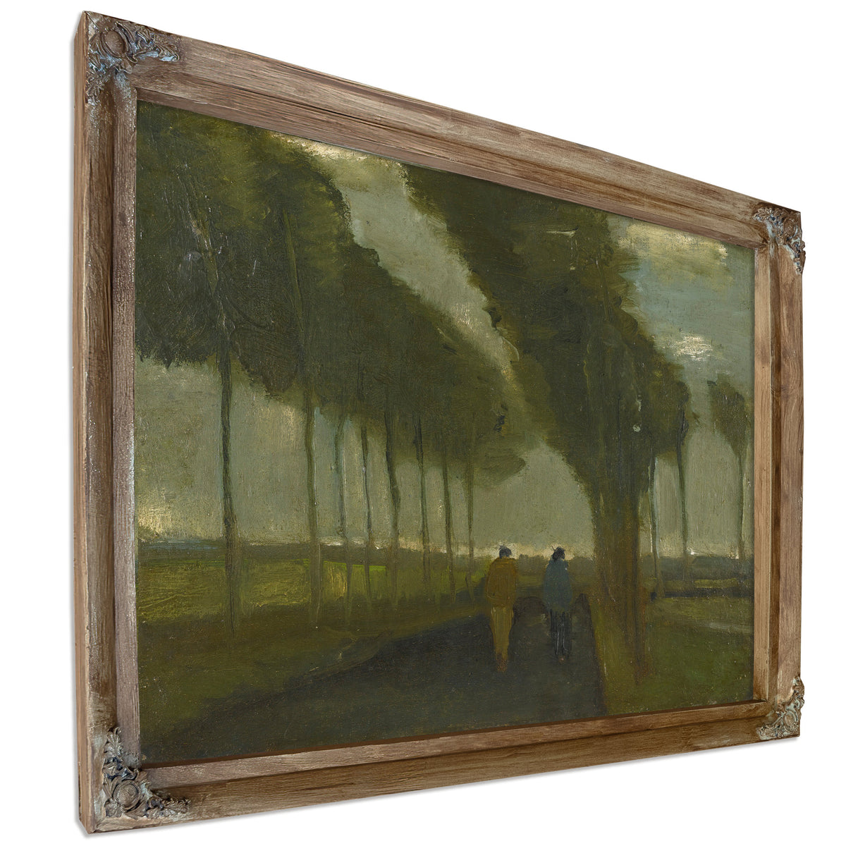 Lallee Aux Deux Promeneurs 1883 By Vincent van Gogh