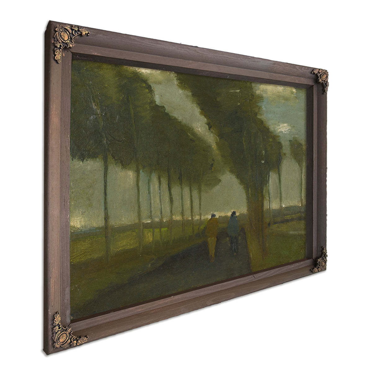 Lallee Aux Deux Promeneurs 1883 By Vincent van Gogh